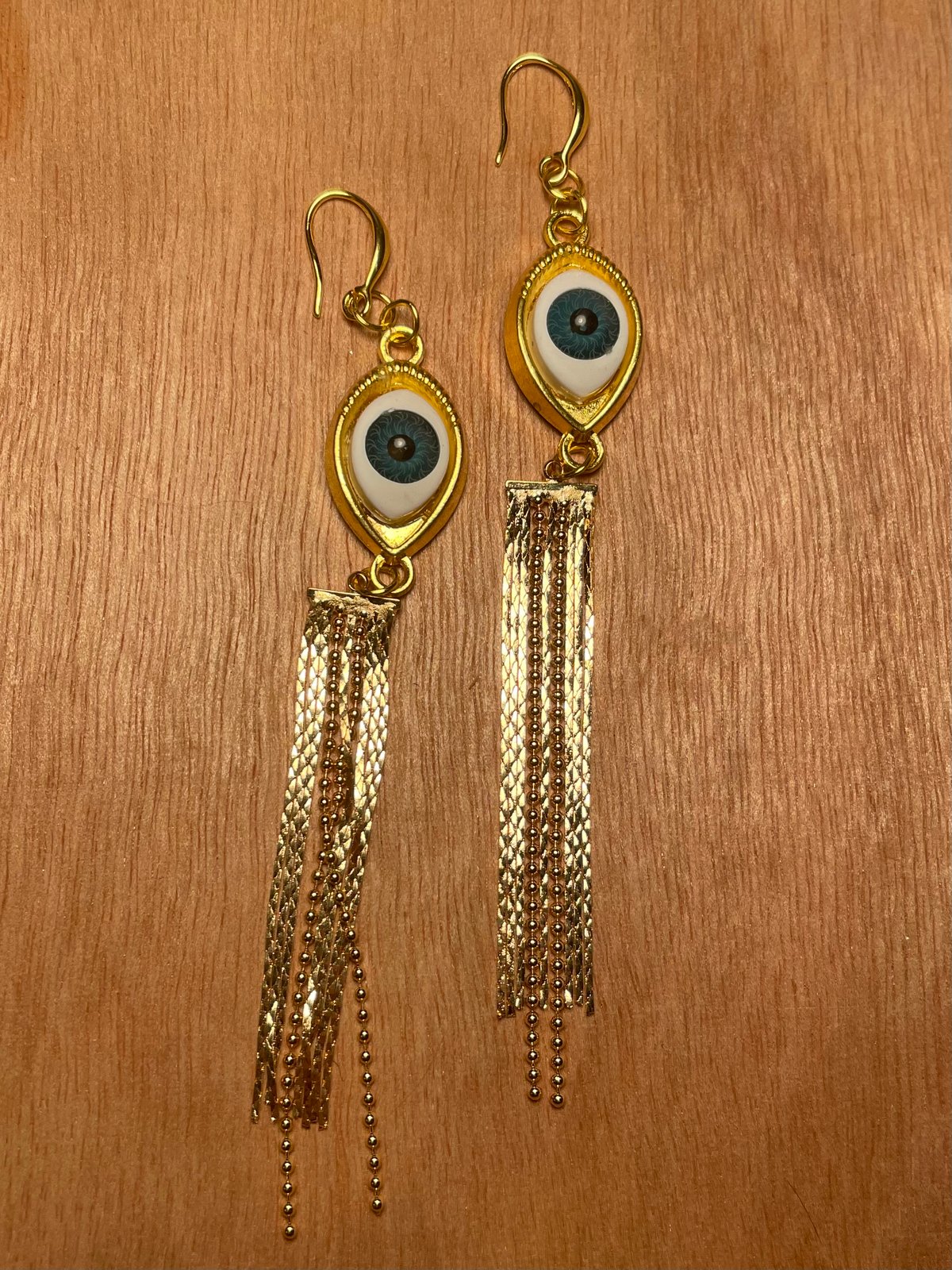 Amazon.com: M.DUN - Evil Eye Earrings for Women - 14K Gold Plated Cubic  Zirconia Fishhook Gift - 3C1051 (3C0770-1emerald): Clothing, Shoes & Jewelry